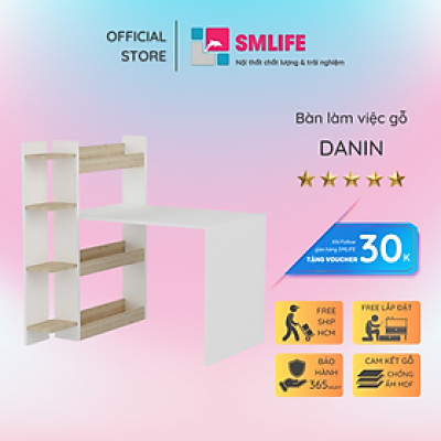 Bàn Học Gỗ CN Bàn Làm Việc Nhỏ SMLIFE Danin