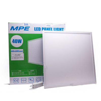 Đèn led Panel MPE FPL-6060 kích thước 60x60 ánh sáng trắng 6500K & vàng 3200K - Hàng chính hãng