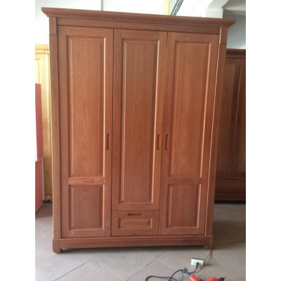Tủ quần áo gỗ xoan đào mun