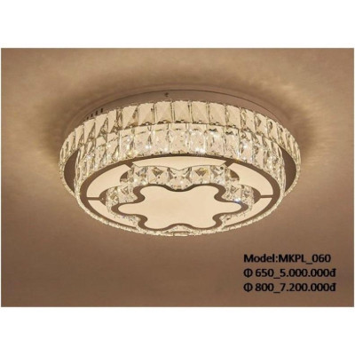 MKPL 057-063, Đèn mâm áp trần phale chuẩn K9 tô điểm phòng khách, đèn tô điểm trần hiện đại DT