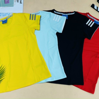 Áo Thun Nữ Thể Thao Co Dãn 4 Chiều Thấm Hút Mồ Hôi