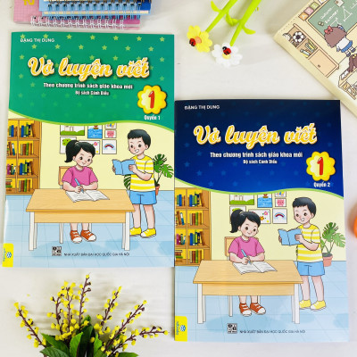 Sách - Combo 2 cuốn Vở Luyện Viết Lớp 1 - Biên soạn theo chương trình Cánh Diều - ndbooks