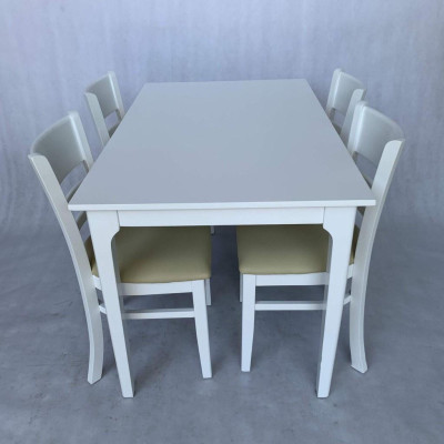 Bộ bàn ăn gỗ tự nhiên