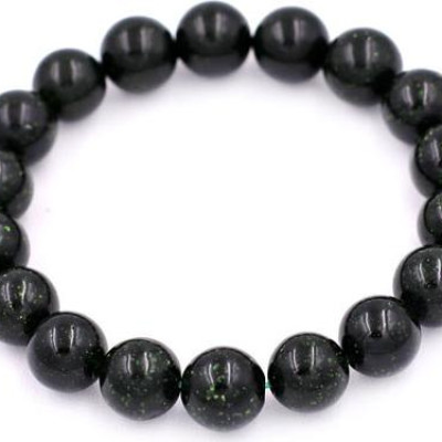 Vòng chuỗi đeo tay Đá Lục Sa Size 10 ly - hợp mệnh Hỏa, mệnh Mộc