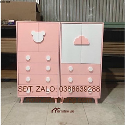 mẫu Tủ quần áo trẻ em mới đẹp