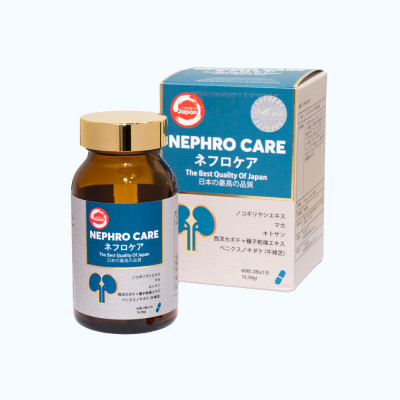 Thực phẩm bảo vệ sức khỏe Nephro Care (Hộp 60 viên)