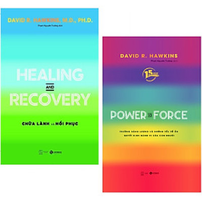 Combo 2 Cuốn sách: Healing And Recovery - Chữa Lành Và Phục Hồi + Power Vs Force - Trường Năng Lượng Và Những Nhân Tố Quyết Định Tinh Thần Và Sức Khỏe Con Người