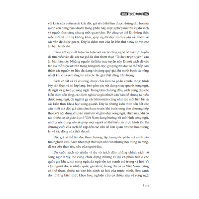 Sách GIÁO DỤC SONG NGỮ - CÁC VẤN ĐỀ SONG NGỮ, ĐA NGỮ MỚI NHẤT TRONG GIẢNG DẠY VÀ NGHIÊN CỨU