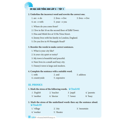 Sách - Em Học Giỏi Tiếng Anh Lớp 5 - Tập 1 - Minh Thắng