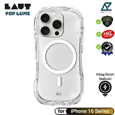 Ốp Lưng Sạc Từ Tính cho iPhone 16 Pro/ 16 Pro Max LAUTPOP LUME, chính hãng Germany, chống sốc_ Hàng chính hãng