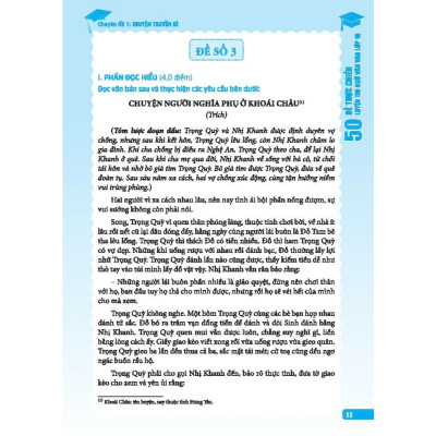 Sách - Ngữ Văn 50 Đề Thực Chiến Luyện Thi Vào Lớp 10 - Giải Chuyên Sâu - Có Đáp Án - Minh Thắng