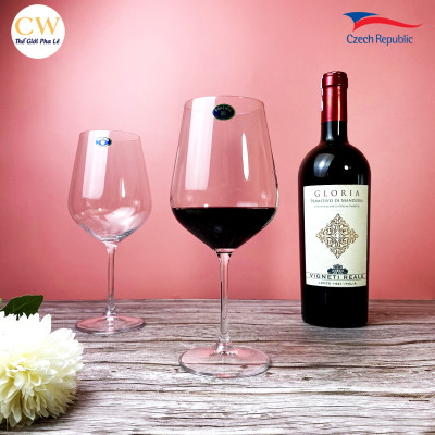 Ly Rượu Vang Pha Lê Tiệp Khắc Crystalite Bohemia Strix 580ml