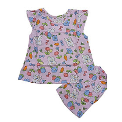 Combo 3 bộ tôn bé gái xinh xắn size 7-9 kg-giao màu ngẫu nhiên