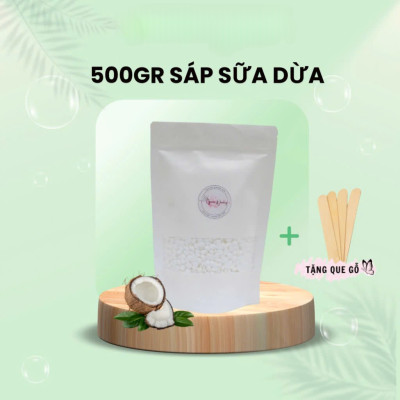 100g Sáp wax lông nóng Sáp tẩy lông nóng dạng hạt TẶNG QUE GỖ