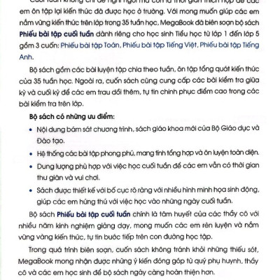 Phiếu Bài Tập Cuối Tuần Tiếng Anh 4 - Global Success (35 Tuần Học)  - MEGA