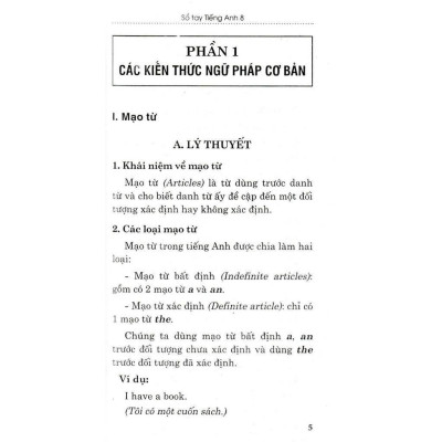 Sách - Sổ Tay Tiếng Anh Lớp 8 - Dùng Chung Cho Các Bộ SGK Hiện Hành - Hồng Ân