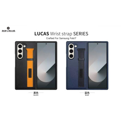 Ốp Lưng Da cho SAMSUNG Z Fold 7 Bảo Vệ 360° hiệu RAVAKA bảo vệ toàn diện bền đẹp