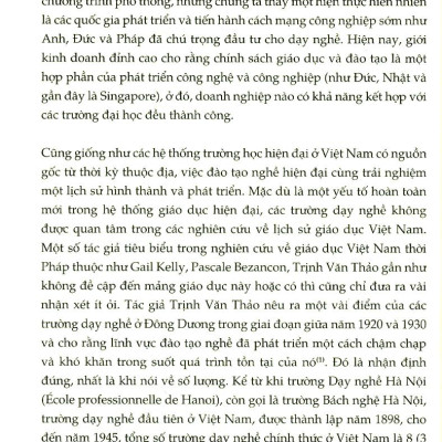 Trường Dạy Nghề Ở Việt Nam Thời Pháp Thuộc (1898-1945)