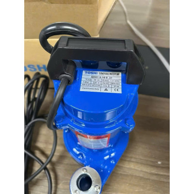 Máy Bơm Chìm, Máy Bơm Tõm 370W dùng điện 220V, dây đồng Toshi - Máy bơm nước thả chìm, Bảo Hành 6 tháng