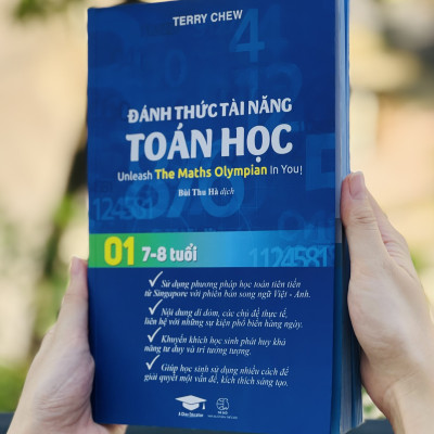 Sách toán học - Combo Sách Đánh Thức Tài Năng Toán Học - Tổng Hợp Kiến Thức Toán Học Cho Học Sinh Cấp Cấp 1, Cấp 2 ( Bộ 5 Cuốn ) Á Châu books, bìa cứng, in màu
