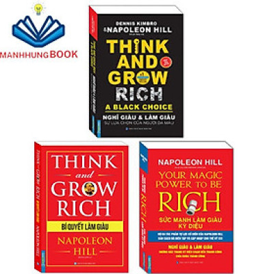 Sách - Sức mạnh làm giàu kỳ diệu + Sự lựa chọn của người da màu + Bí Quyết Làm Giàu