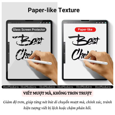 [Paperlike iPaper] Miếng dán màn hình nhám Paperlike WIWU iPaper cho iPad Pro 11 inch M1 M2 M4 iPad Pro 13 Air 6 13 inch 11 inch iPad 12.9 10.9 10.2 inch iPad Air 4 5 Gen 7 8 9 10 - viết như trên giấy, chống chói, hiển thị sắc nét - Hàng nhập khẩu