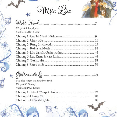 Sách - Illustrated Classics - Những Cuộc Phiêu Lưu Kỳ Thú - Robin Hood, Gulliver Du Ký, Moonfleet