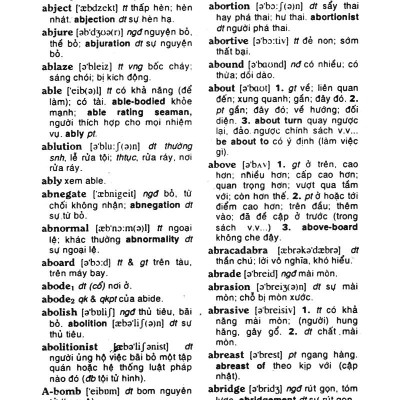 Từ Điển Anh - Việt (287.000 Từ)