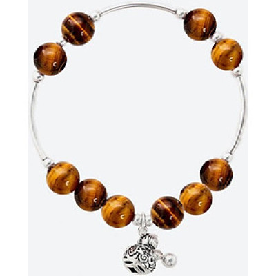 Vòng tay đá thiên nhiên charm hồ lô size hạt 8mm - Ngọc Quý Gemstones