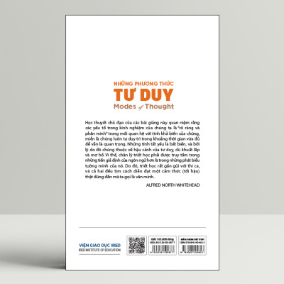 Những Phương Thức Tư Duy (Modes of Thought) - Alfred North Whitehead - IRED Books