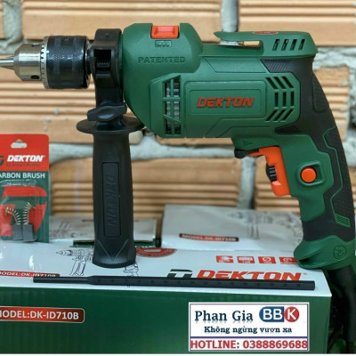 Máy khoan Dekton 710w 13mm DK-ID710B có chức năng khoan tường