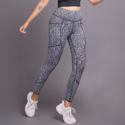 Quần tập Yoga Gym dài nâng mông có 2 túi bên hông cho nữ Thiết kế cao cấp Hibi Sports Mã QD307