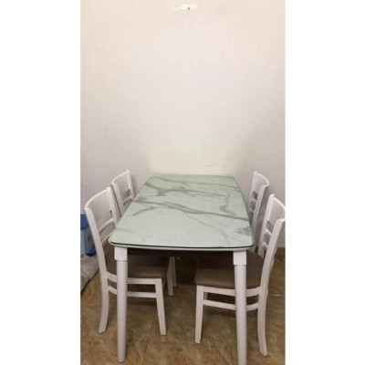 Bộ Bàn Mặt Giả Đá 1m2 + 4 Ghế Cabin -FREE SHIP HÀ NỘI  Bộ bàn ăn Cao Cấp