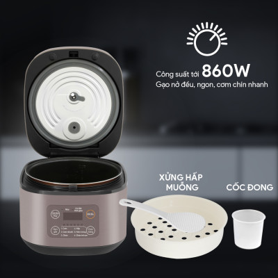 Nồi cơm điện tử Bluestone 1.5 lít RCB-5946 - Hàng chính hãng