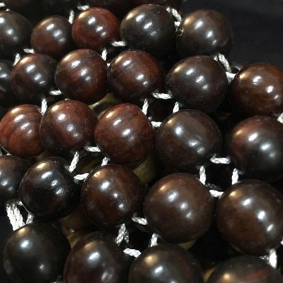 Chiếu Hạt Gỗ Cẩm Cao Cáp - Kích Thước 1,8mx2m hạt 1.2cm ( video , hình thật )