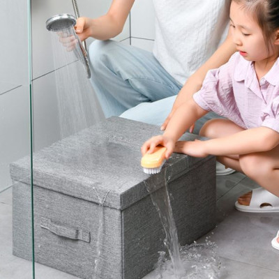 Combo 2 Hộp Đựng Đồ Đa Năng – Túi Vải Đựng Quần Áo Chăn Màn Phong Cách Thụy Điển Sang Trọng, Lịch Sự – Hàng Chính Hãng