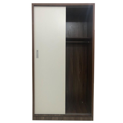 Tủ Áo Cửa Lùa 1m2 Gỗ MDF Melamine Cánh Trắng