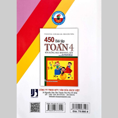 450 Bài Tập Toán Lớp 4 - Bồi Dưỡng Học Sinh Khá Giỏi (Theo Chương Trình Giáo Dục Phổ Thông Mới)