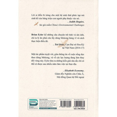 Những Ngày Cuối Của Dòng Mekong Hùng Vĩ - Briant Eyler -  Nguyễn Đình Huỳnh dịch - Tái bản - (bìa mềm)