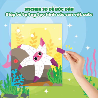 Sách - Ghép Hình Sticker 3D - Đại Dương 02