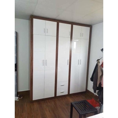 tủ gỗ mdf có tầng để chăn màn