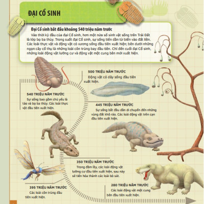 Sách thiếu nhi - Theo Dòng Thời Gian - Thời Tiền Sử (Bìa cứng)