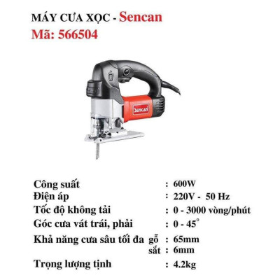 MÁY CƯA XỌC 600W 566504 SENCAN - HÀNG CHÍNH HÃNG