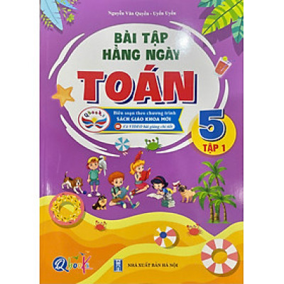 Bài tập hằng ngày Toán 5 tập 1 - Biên soạn theo chương trình sách giáo khoa mới