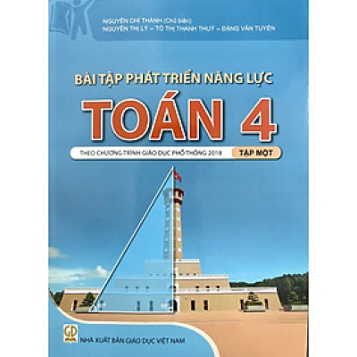 Sách - Bài tập phát triển năng lực Toán lớp 4 tập 1+2 (HEID)