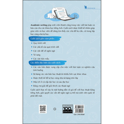 Sách Academic Writing: Chỉ Dẫn Viết Luận Chuẩn Quốc Tế Dành Cho Sinh Viên
