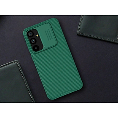 Ốp lưng cho Samsung Galaxy S23 FE bảo vệ camera chống sốc hiệu Nillkin Camshield có khung & nắp đậy bảo vệ Camera - Hàng nhập khẩu