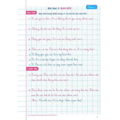 Sách - Vở Ô Li Bài Tập Tiếng Việt Lớp 3 - Tập 1 - Bám Sát SGK Cánh Diều - Hồng Ân