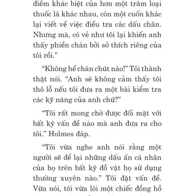 Tuyển Tập Sherlock Holmes - Những Bí Mật Và Báu Vật Bị Đánh Cắp - Dấu Bộ Tứ