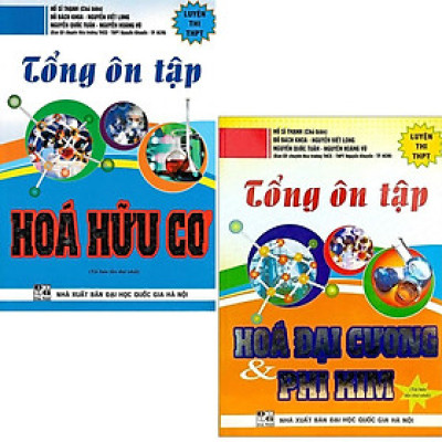 Sách - Tổng Ôn Tập Hóa Hữu Cơ + Tổng Ôn Tập Hóa Đại Cương Và Phi Kim - Combo 2 Quyển - Hồng Ân
